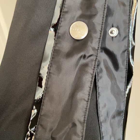 Cool Bebe girls black slip on pants with snap buttons down the leg - Picture 3 of 4